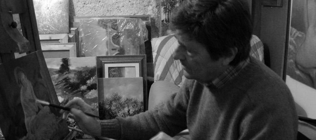 Un momento di lavoro nello studio